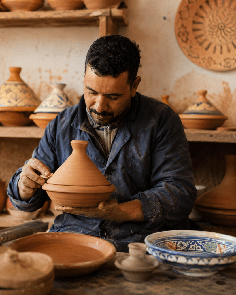 Hassan, Ceramic Artisan at MoroccosRoots