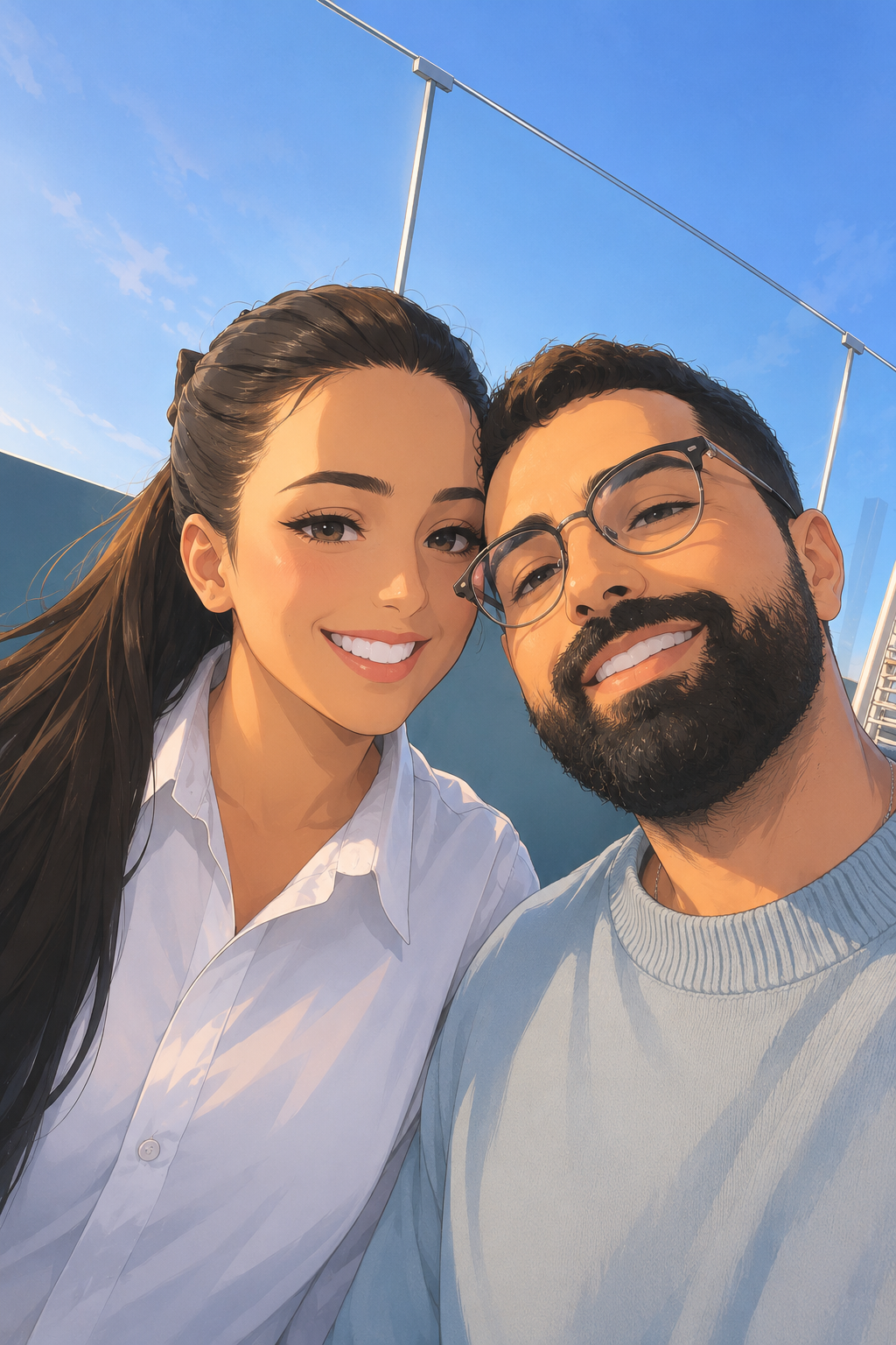 Youssef and Safia, founders of MoroccosRoots, a Moroccan handmade artisan store from Marrakech.